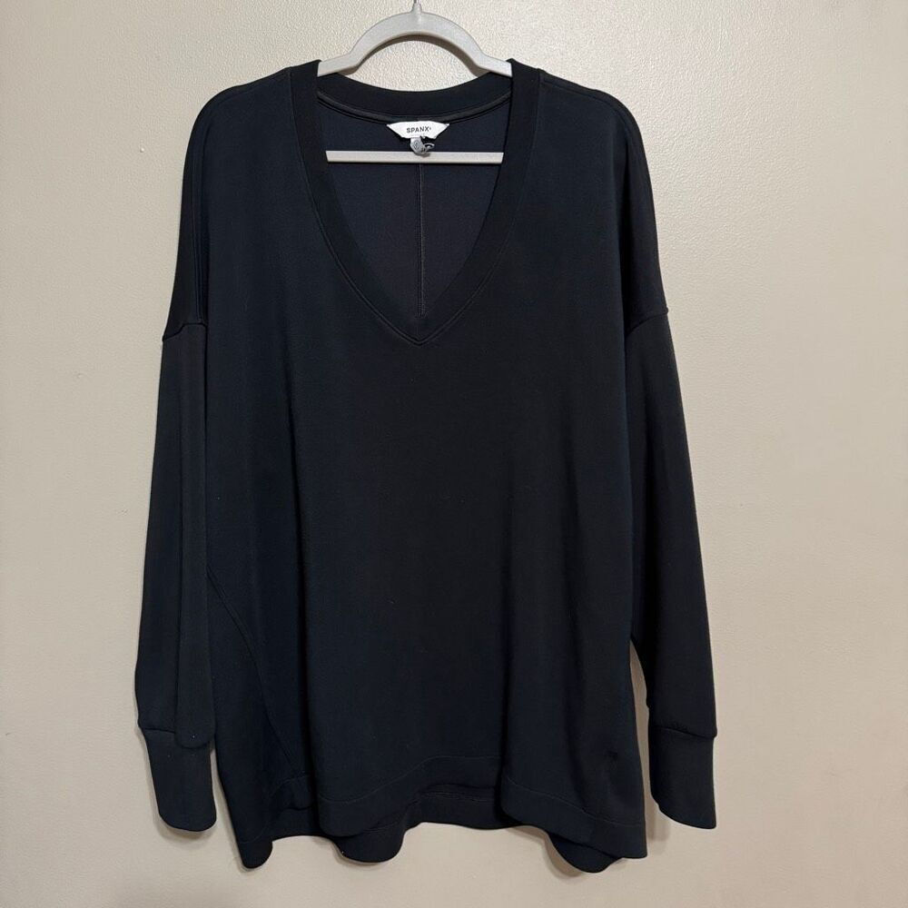 SPANX AirEssentials v-neck Tunic black women’s size 2X
